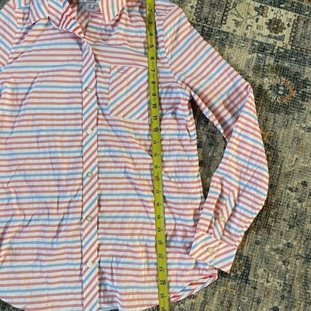 Southern Tide Emry Button Down Performance Top - image 5